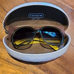 Women's Olive Coach Sunglasses